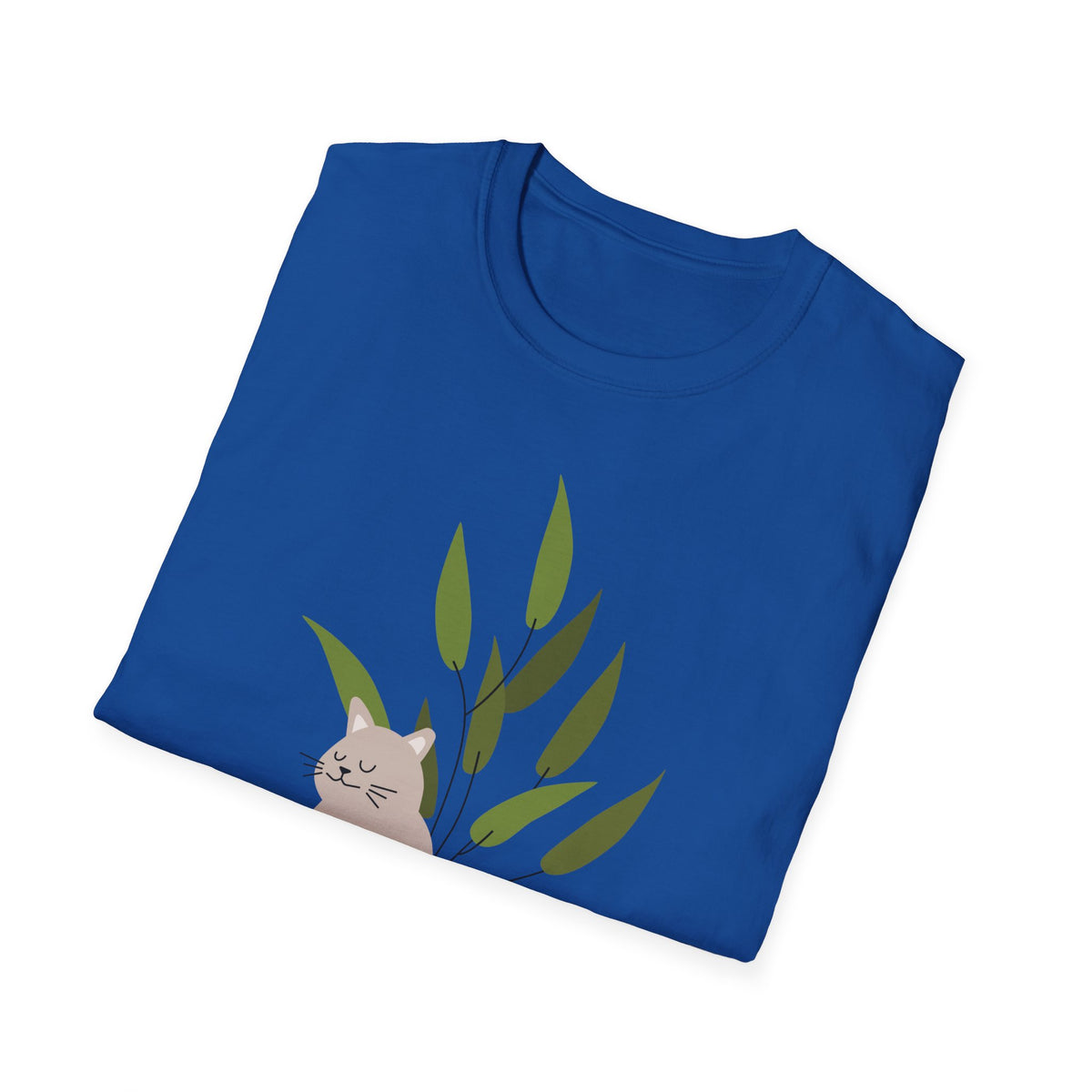Cat in Plant Pot T-Shirt — Cute Houseplant Cat Graphic Tee